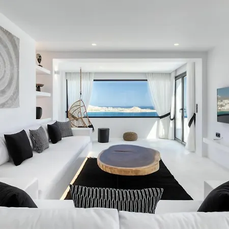 Magnificent Mykonos Rikei 5 Bedrooms Unique Aegean Sea Views Private Infinity Pool Outdoor Jacuzzi Psarou