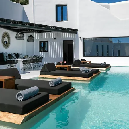 Magnificent Mykonos Rikei 5 Bedrooms Unique Aegean Sea Views Private Infinity Pool Outdoor Jacuzzi Psarou Villa