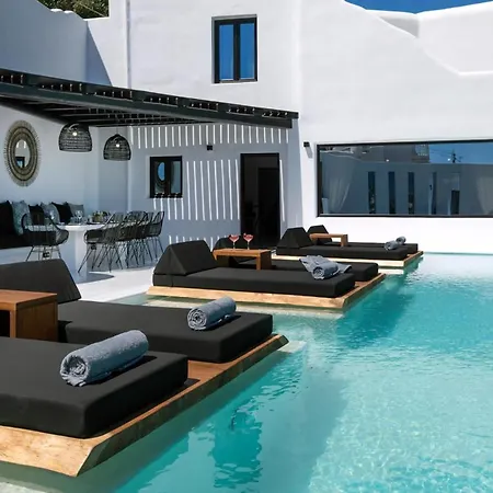 Magnificent Mykonos Rikei 5 Bedrooms Unique Aegean Sea Views Villa *