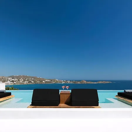 Villa Magnificent Mykonos Rikei 5 Bedrooms Unique Aegean Sea Views Private Infinity Pool Outdoor Jacuzzi Psarou *