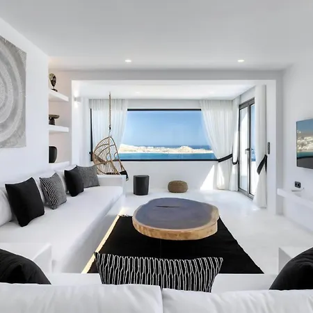 Magnificent Mykonos Rikei 5 Bedrooms Unique Aegean Sea Views Private Infinity Pool Outdoor Jacuzzi Psarou Psarou (Mykonos)